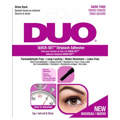 DUO Quick-Set Strip Lash Adhesive Dark Tone (5g) (DUO Quick-Set Strip Lash Adhesive Dark Tone (5g))